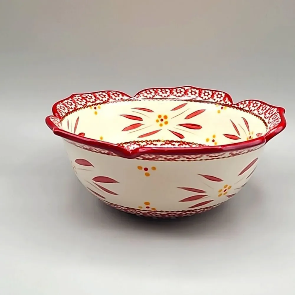 Temp-tations Old World Cranberry Bake & Serve Bowl with Recipe Printed Inside
